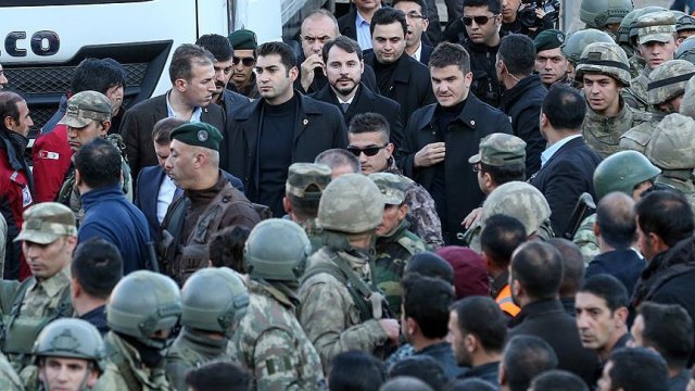 Bakan Albayrak Siirt&#039;teki maden faciası bölgesinde