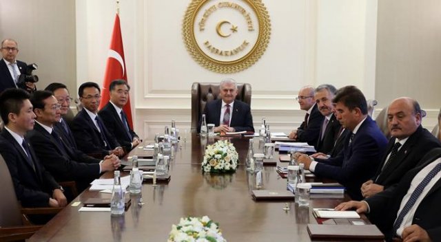 Başbakan Yıldırım, Çin Başbakan Yardımcısı'nı kabul etti Başbakan Yıldırım, Çin Başbakan Yardımcısı'nı kabul etti