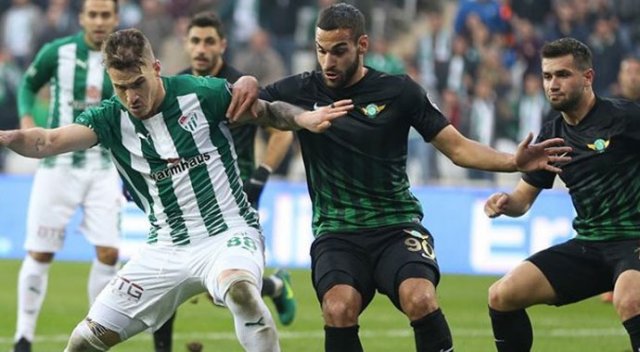 Bursaspor Akhisar&#039;la golsüz berabere