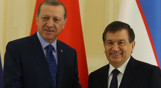 Cumhurbaşkanı Erdoğan Özbekistan Başbakanı ile görüştü Cumhurbaşkanı Erdoğan Özbekistan Başbakanı ile görüştü