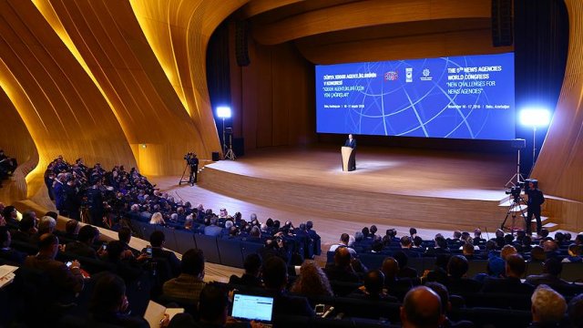 Dünya Haber Ajansları 5. Kongresi Bakü&#039;de başladı