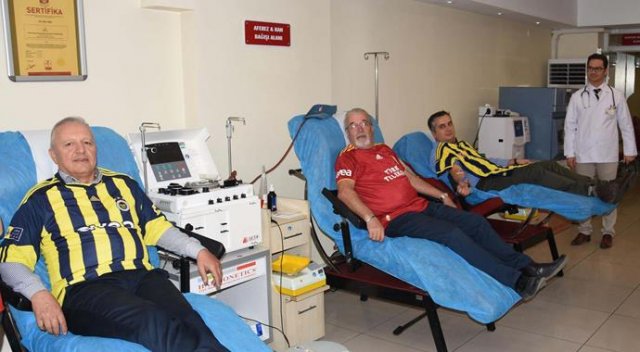 F.Bahçe'nin kan bağışı kampanyasına G.Saraylılardan destek