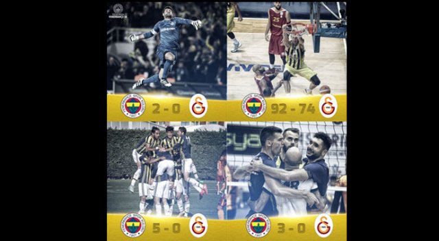 Fenerbahçe kasım ayında tüm branşlarda kazandı