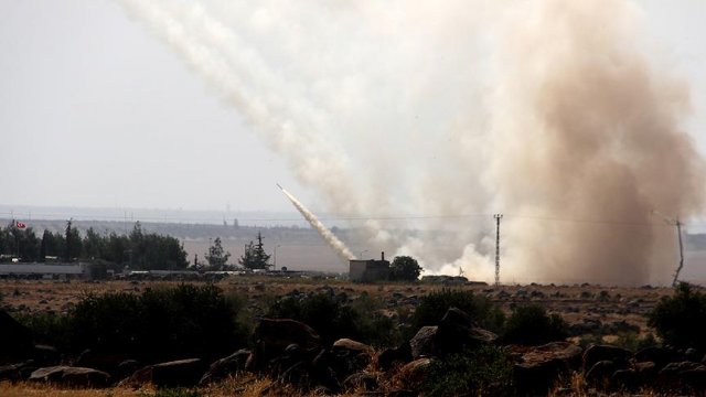 Fırat Kalkanı Harekatında DEAŞ ve PKK/PYD hedefleri vuruldu Fırat Kalkanı Harekatında DEAŞ ve PKK/PYD hedefleri vuruldu