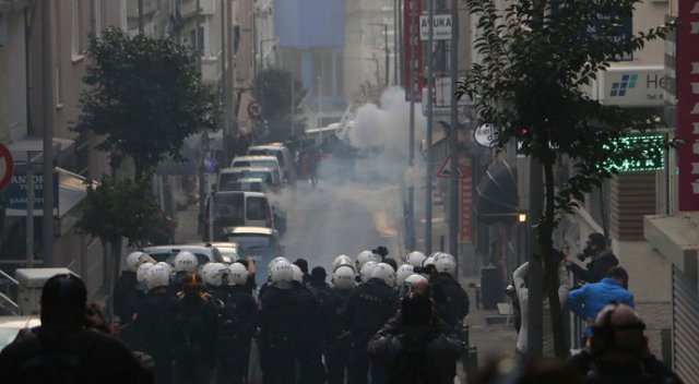 HDP protestolarında İstanbul&#039;da 65 gözaltı
