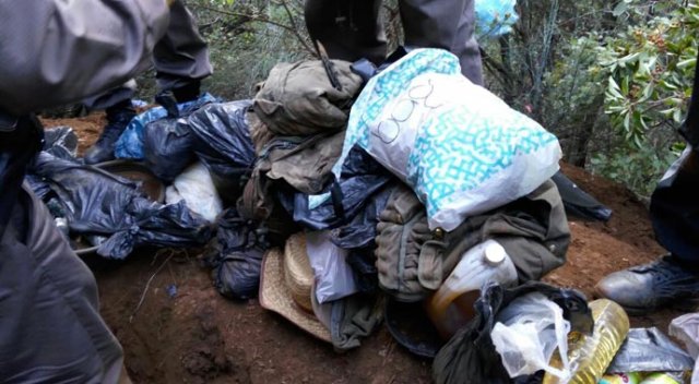 İzmir kırsalında PKK cephaneliği çıktı İzmir kırsalında PKK cephaneliği çıktı
