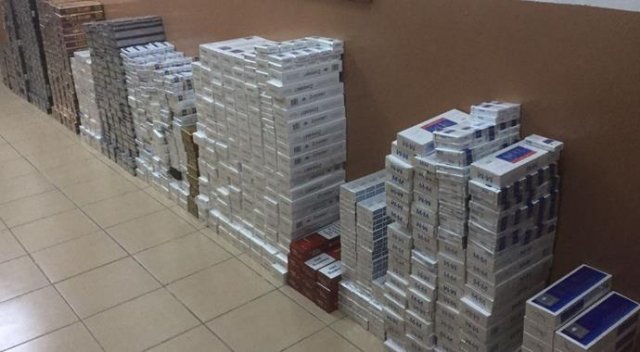 Jandarmadan kaçak sigara operasyonu