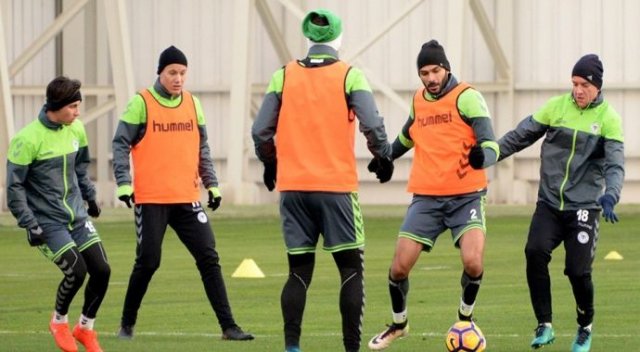 Konyaspor, Gaziantepspor maçı hazırlıklarını sürdürüyor