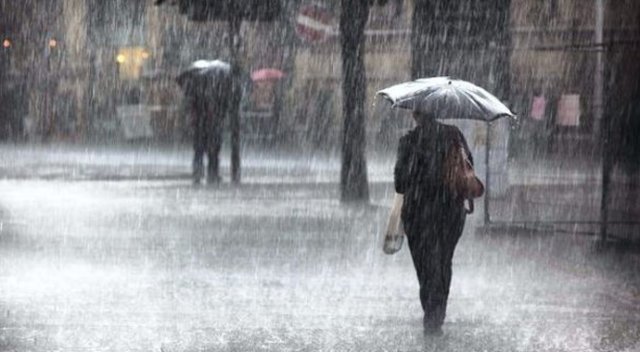 Meteorolojiden kuvvetli yağış uyarısı Meteorolojiden kuvvetli yağış uyarısı