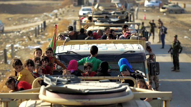 Musul'dan kaçan 36 bin 609 kişi IKBY'ye sığındı Musul'dan kaçan 36 bin 609 kişi IKBY'ye sığındı