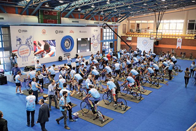 Rekora pedal çevirdiler Rekora pedal çevirdiler