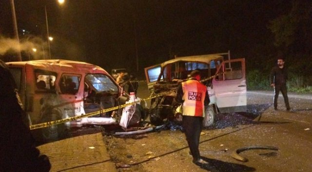 Rize&#039;de feci kaza: 2 ölü, 6 yaralı