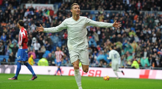 Ronaldo attı, Real rekora yaklaştı Ronaldo attı, Real rekora yaklaştı