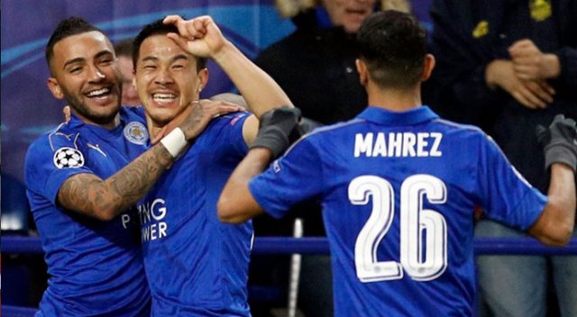 Sürpriz gösterilen Leicester City gruptan lider çıktı Sürpriz gösterilen Leicester City gruptan lider çıktı