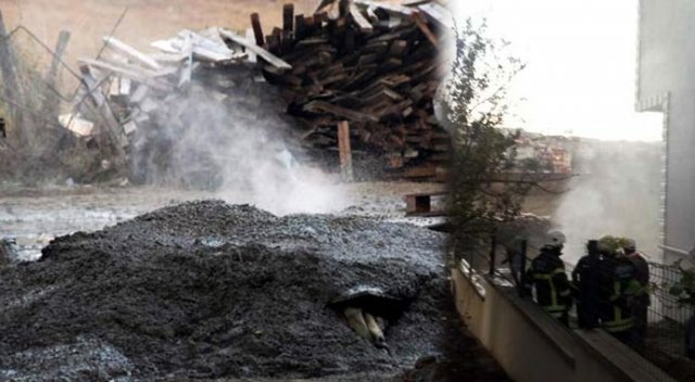 Tekirdağ&#039;da kuyudan doğalgaz fışkırdı