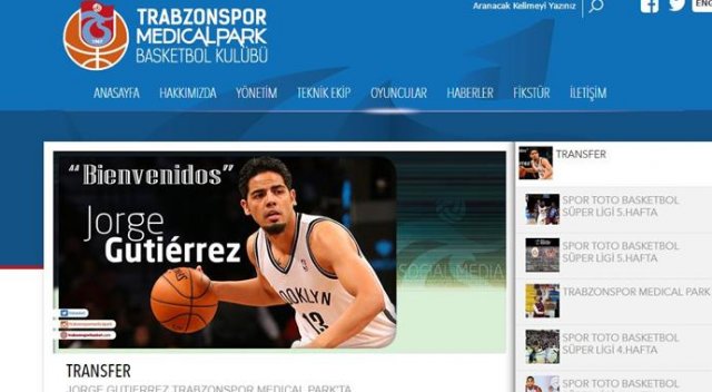 Trabzonspor Medical Park Jorge Gutierrez&#039;le anlaştı
