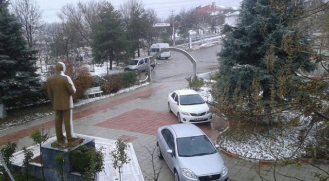 Trakya’ya ilk kar düştü Trakya’ya ilk kar düştü