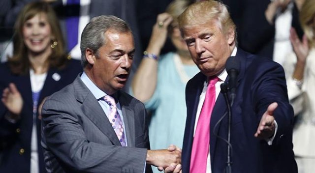 Trump'a İngiltere'den ilk ziyaret Trump'a İngiltere'den ilk ziyaret