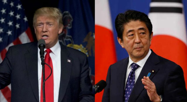 Trump ile yüz yüze görüşecek ilk yabancı lider Şinzo Abe