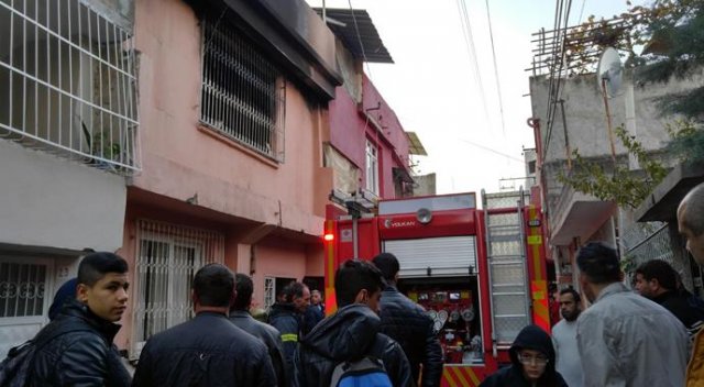 Yanan evden koltuk değneği ile çıkamayınca öldü!