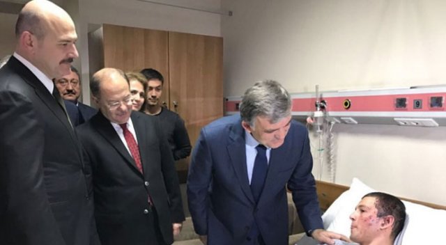 Abdullah Gül Kayseri'de yaralanan askerlerimizi ziyaret etti!