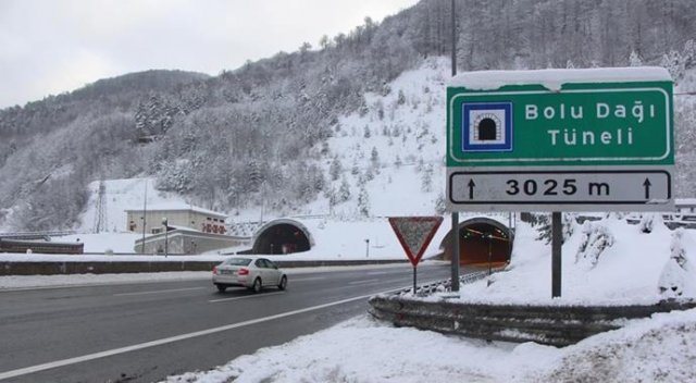 Bolu&#039;da kar başladı