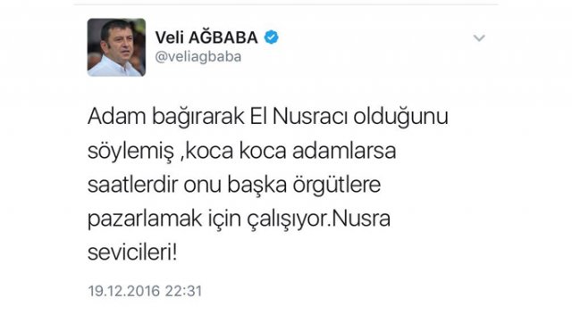 CHP&#039;li Veli Ağababa&#039;dan skandal &#039;Altıntaş&#039; tweeti