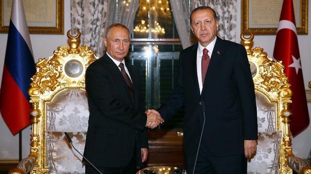 Cumhurbaşkanı Erdoğan, Putin ile Halep'i görüştü Cumhurbaşkanı Erdoğan, Putin ile Halep'i görüştü