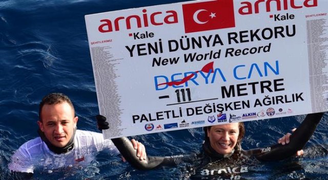 Derya Can&#039;dan yeni dünya rekoru