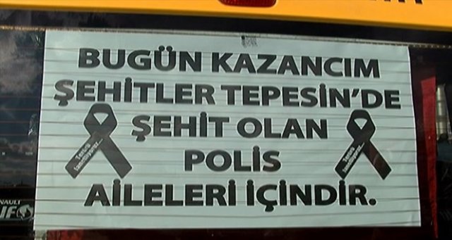 Dolmuş şoförlerinden anlamlı kampanya