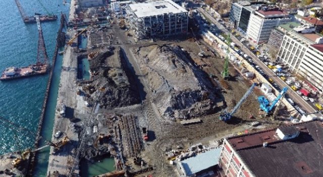Galataport Projesinde çalışmalar hızla sürüyor Galataport Projesinde çalışmalar hızla sürüyor