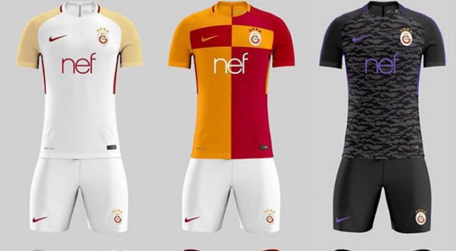 Galatasaray'ın yeni sezon formaları sızdı Galatasaray'ın yeni sezon formaları sızdı