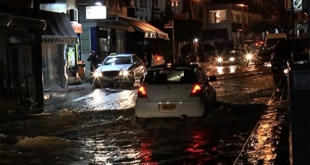 Girne yağışlara teslim oldu Girne yağışlara teslim oldu