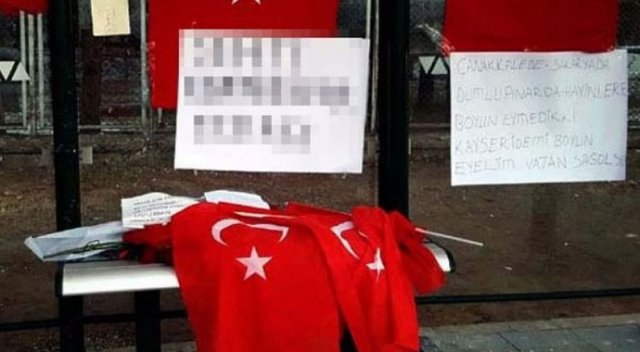 Hain saldırının olduğu durağa halk bu ismi verdi Hain saldırının olduğu durağa halk bu ismi verdi