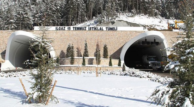 Ilgaz Tüneli bugün açılıyor