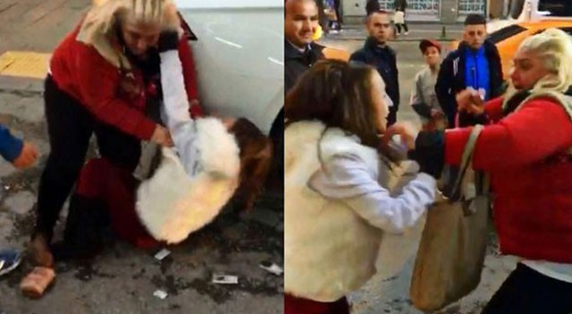 Kadından kadına şiddet! Şaç saça baş başa kavga ettiler