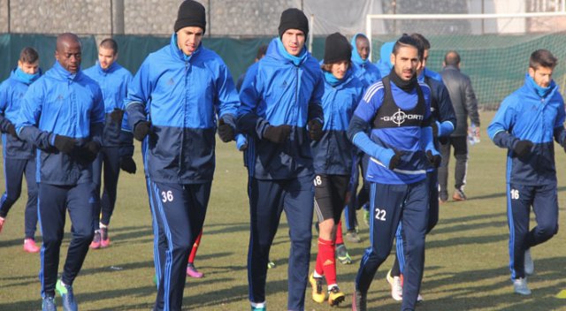 Karabükspor'da Kayserispor hazırlıkları sürüyor