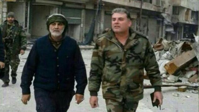 Kasım Süleymani katliam anlarında Halep&#039;teydi