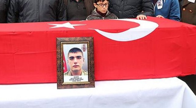 Kayseri şehitlerinden Uğur Korkmaz'a veda
