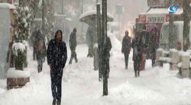Konya son 14 yılın en yoğun kar yağışı