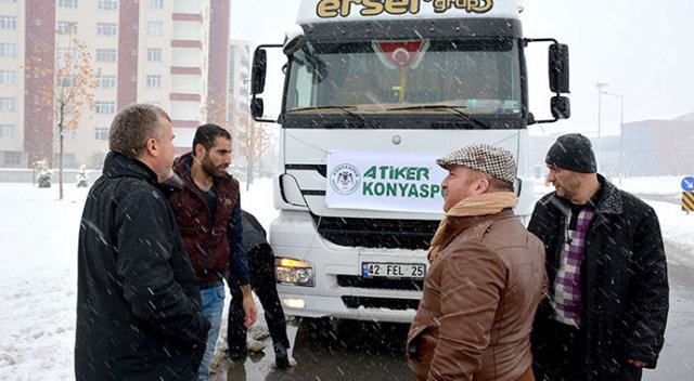 Konyaspor'dan Halep'e yardım Konyaspor'dan Halep'e yardım