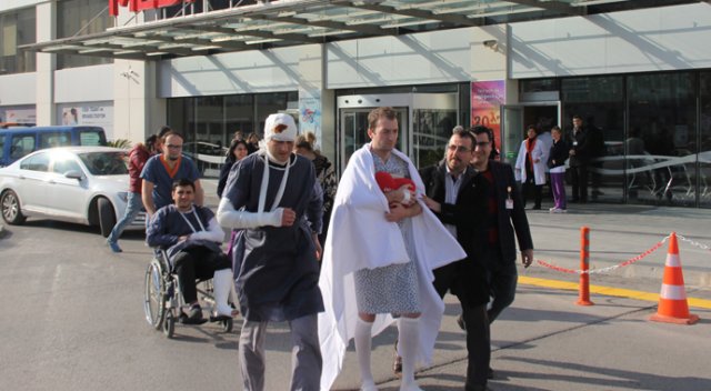 Medical Park İzmir Hastanesinde gerçeğini aratmayan tatbikat