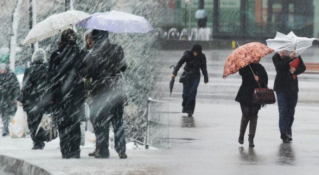 Meteoroloji uyardı! Hem kar hem yağmur geliyor Meteoroloji uyardı! Hem kar hem yağmur geliyor