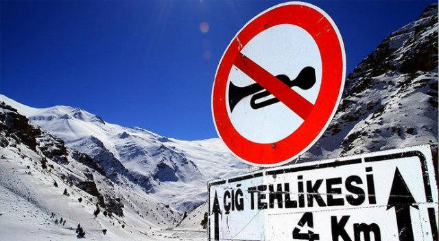 Meteorolojiden çığ uyarısı Meteorolojiden çığ uyarısı