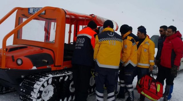 Muş&#039;ta hasta kurtarma operasyonu