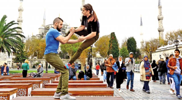 Onlar için her yer spor alanı Onlar için her yer spor alanı
