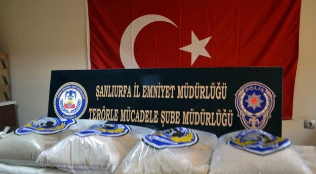Şanlıurfa’da 25 kilo TNT patlayıcı ele geçirildi