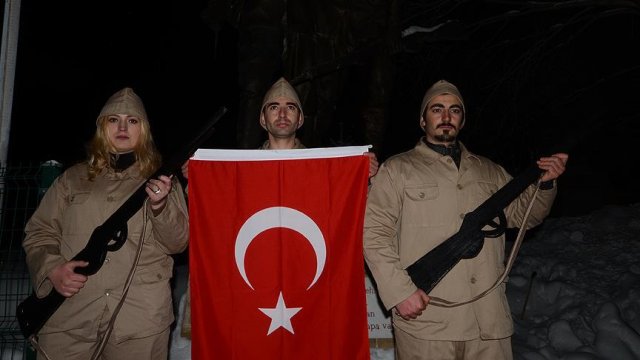 Sarıkamış Harekatı'nın 102. yılını anma etkinliği düzenlendi Sarıkamış Harekatı'nın 102. yılını anma etkinliği düzenlendi