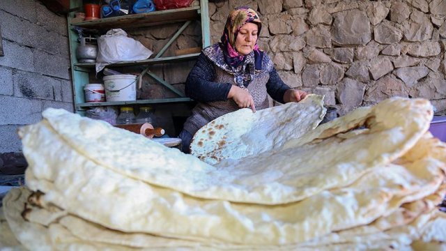Türkiye&#039;nin kültürel mirası &#039;lavaş&#039; kış sofralarında