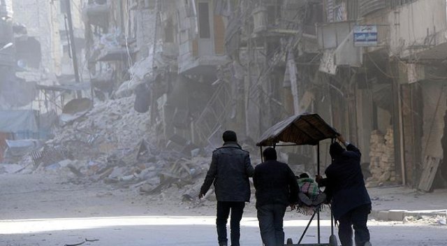 Ukrayna’da Halep protestosu Ukrayna’da Halep protestosu